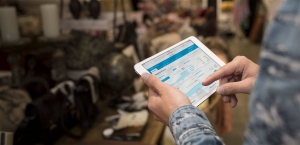 xero being used on an ipad
