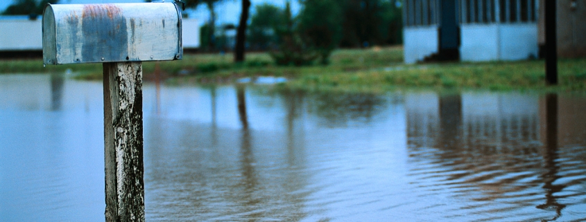 Mailbox in Flood Waters