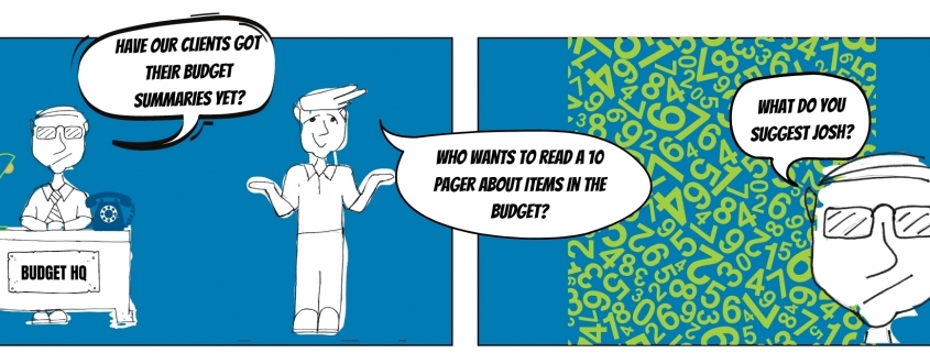 Salisbury Budget Bites comic strip