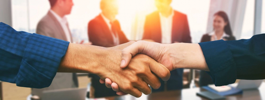 shaking hands